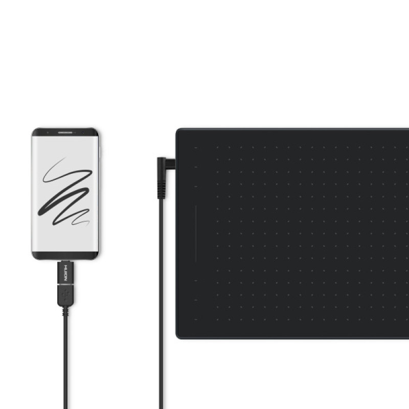 Huion Графічний планшет RTP-700 Cosmo Black