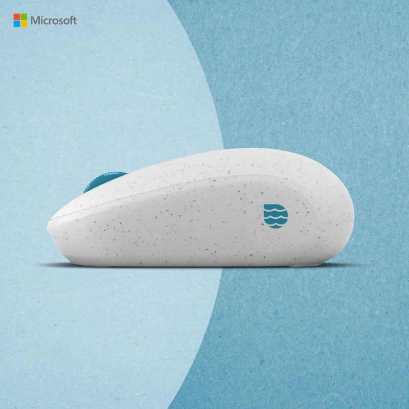 Microsoft Миша Ocean Plastic BT White