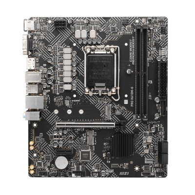 MSI Материнcька плата PRO H610M-G s1700 H610 2xDDR5 M.2 HDMI DP DSub mATX