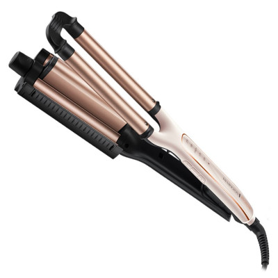 Remington Плойка ProLuxe 4-в-1, для хвиль, 90Вт, темп.режимів-5, D-15mm, 150-210С, кераміка, біло-золотий