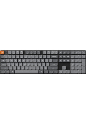 Keychron Клавіатура механічна K5 Max 104Key, Gateron MX 2.0 Red, WL/BT/USB-A, QMK, White Led, чорний