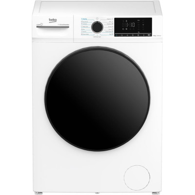 Beko Прально-сушильна машина Beko фронтальна, 7(5)кг, 1400, D, 52см, дисплей, інвертор, пара, білий