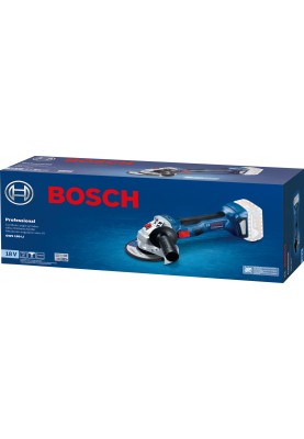 Bosch Шліфмашина кутова акумуляторна GWS 180-LI, 125мм, 18В, 11000об/хв, М14, 1,6кг, без АКБ та ЗП