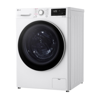 LG Пральна машина фронтальна, 10,5кг, 1400, A+++, 57см, дисплей, пара, інвертор, білий