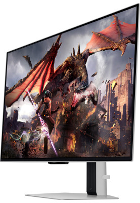 Samsung Монітор 32" Odyssey G80SD HDMI, DP, USB, Bluetooth, OLED, 3840x2160, 240Hz, 0.3ms, G-Sync Compatible
