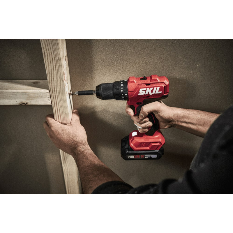 Skil Шурупокрут-дриль ударний акумуляторний 3021 HB 20В 2х2А·год 55Нм 450·1700об·хв 0.83кг кейс