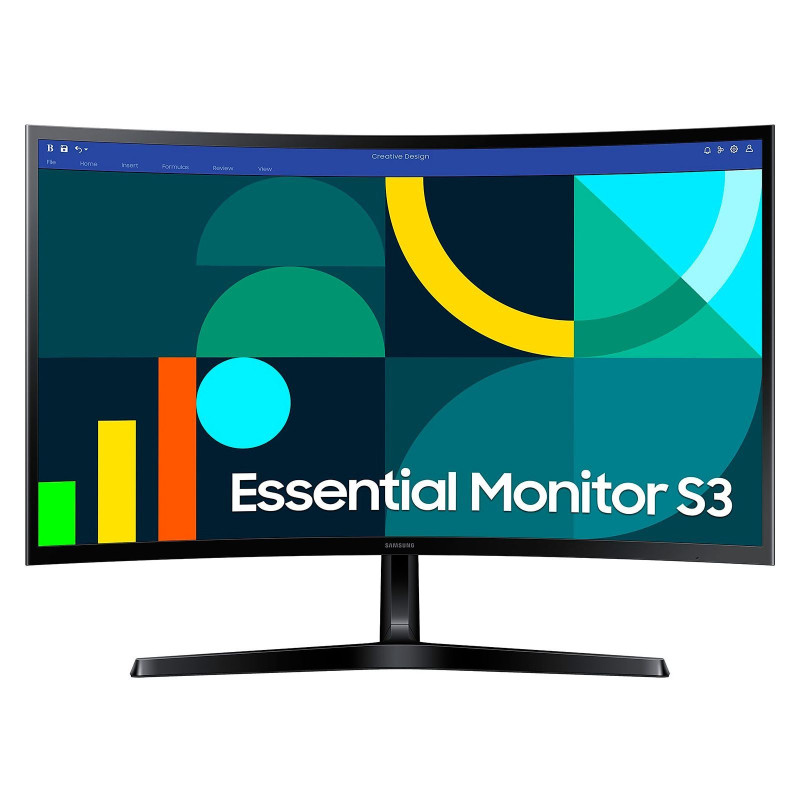 Samsung Монітор 27" S27D366 D-Sub, HDMI, VA, 100Hz, 4ms, CURVED
