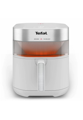Tefal Мультипіч Easy Fry Infrared, 1500Вт, чаша-7л, сенсорне керув., 8 програм, з віконцем, пластик, світло-сірий