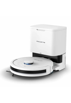 Rowenta Робот-пилосос миючий X-PLORER Serie 90+, 6000ПаВт, h=9.7см, 0.26л, конт пилок -0.29л, автон. робота до 270хв, білий
