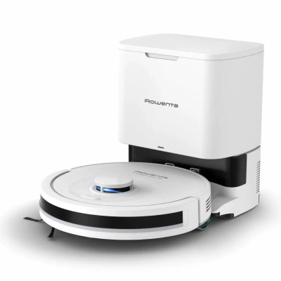 Rowenta Робот-пилосос миючий X-PLORER Serie 90+, 6000ПаВт, h=9.7см, 0.26л, конт пилок -0.29л, автон. робота до 270хв, білий