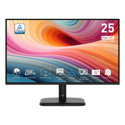 MSI Монітор MSI 24.5" PRO MP251L-E2 D-Sub, HDMI, IPS, 120Hz, 1ms, sRGB 99%, AdaptiveSync