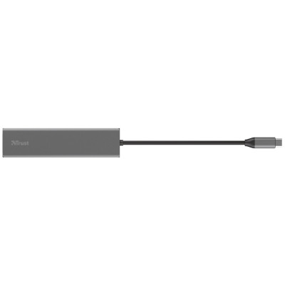 Trust USB-хаб HALYX FAST 3USB+CARD READER USB-C ALUMINIUM Trust USB-хаб HALYX FAST 3USB+CARD READER USB-C ALUMINIUM