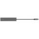 Trust USB-хаб HALYX FAST 3USB+CARD READER USB-C ALUMINIUM