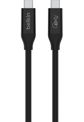 Belkin Кабель USB4 USB-C - USB-C, 40Gbps, 100W, 0.8м Black