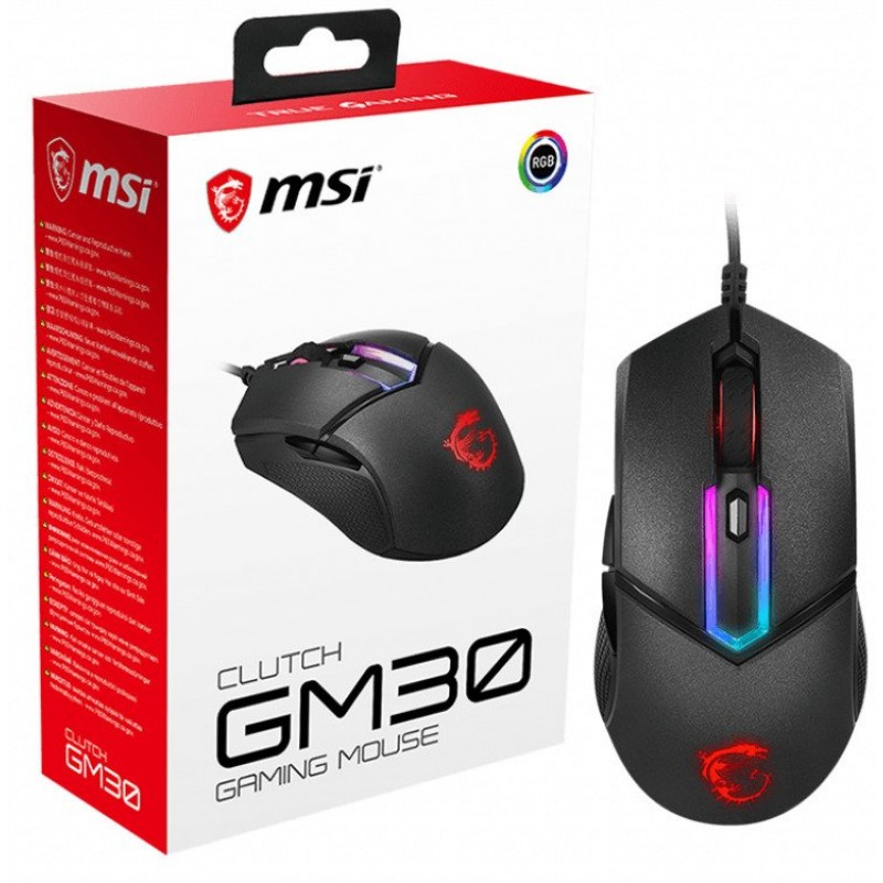 MSI Миша Clutch GM30 Black GAMING Mouse