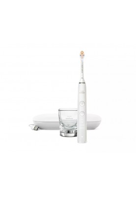 Philips Щітка зубна електр. Sonicare DiamondClean 9000 Series, 62т. колив/хв, насадок-1, футляр, Bluetooth, білий