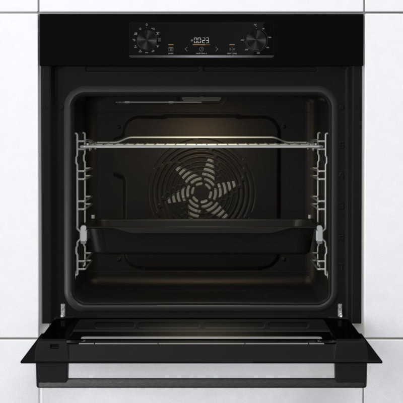 Gorenje Комплект (духовка електрична BO6735E05B + поверхня газова G641EB), 743547, чорн