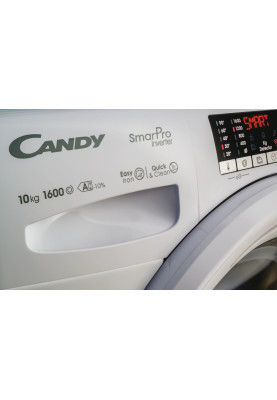 Candy Прально-сушильна машина фронтальна, 6(4)кг, 1400, A, 45.4см, дисплей, інвертор, білий