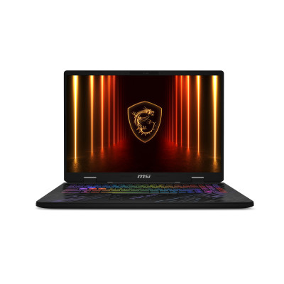MSI Ноутбук MSI Pulse A16 AI+ C3XWGKG-026XUA 16` QHD+, AMD Ryzen AI 9 HX 370, 32GB, F1TB, NVD5070-8, DOS, чорний