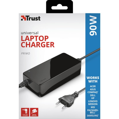 Trust Primo 90W-19V Universal Laptop BLACK Trust Primo 90W-19V Universal Laptop BLACK