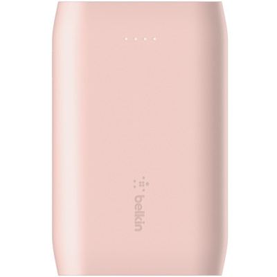 Belkin Портативний зарядний пристрій 10000mAh, 15W USB-C IN/OUT, MICROUSB IN, USB-A OUT rose gold