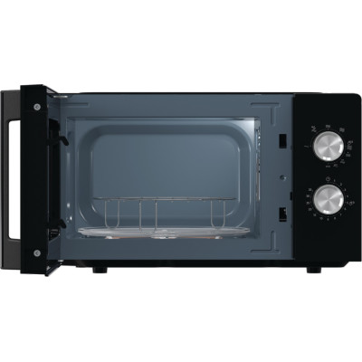 Gorenje Мікрохвільова піч, 20л, хутро. кер., 800Вт, гриль, чорний