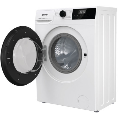 Gorenje Пральна машина фронтальна, 8кг, 1400, A+++, 55см, дисплей, пара, інвертор, білий