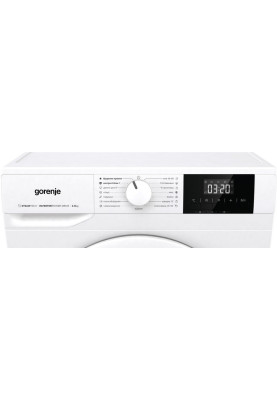 Gorenje Пральна машина фронтальна, 6кг, 1000, A+++, 43.5см, дисплей, пар, інвертор, білий