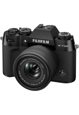 Fujifilm Цифр. фотокамера X-T50 + XC 15-45mm F3.5-5.6 Kit Black