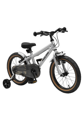 Miqilong Дитячий велосипед ST 16" срібний