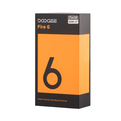 Doogee Смартфон Fire 6 6.56" 6/256ГБ, 2SIM, 10400мА•год, синій