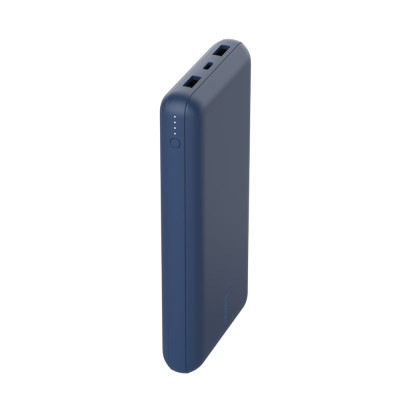 Belkin Акумулятор портативний літій-іонний Power Bank 20000мА·год, 15Вт, 2хUSB-A/USB-C, блакитний Belkin Акумулятор портативний літій-іонний Power Bank 20000мА·год, 15Вт, 2хUSB-A/USB-C, блакитний