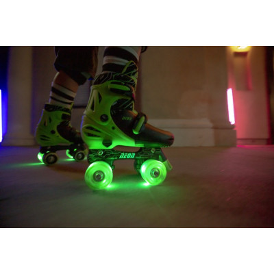 NEON Ролики COMBO SKATES Салатовий (Размер 30-33)