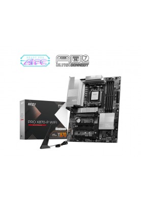 MSI Материнська плата PRO X870-P WIFI sAM5 X870 4xDDR5 HDMI WiFi BT ATX