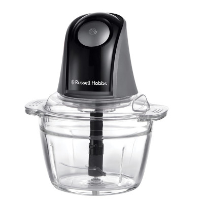 Russell Hobbs Подрібнювач Desire Matte Charcoal, 200Вт, чаша-500мл, скло, корпус-пластик, чорний