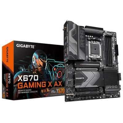Gigabyte Материнcкая плата X670 GAMING X AX DDR5 sAM5 X670 4xDDR5 HDMI DP ATX
