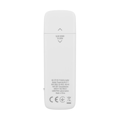 2E Мобільний маршрутизатор PowerLink (MiFi-1 2024) LTE, Wi-Fi4, 1xUSB, 1xCRC9 білий