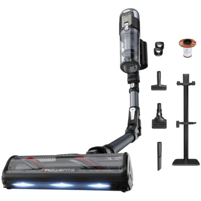 Rowenta Пилосос Rowenta безпровідний X-Force Flex 16.60 Animal, 315Вт, вологе прибирання, конт пилок -0.65л, автон. робота до 120хв, HEF system 99,9%, чорно-сірий