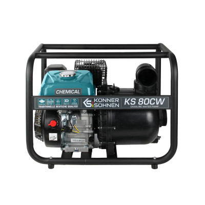 Könner & Söhnen Мотопомпа бензинова KS 80CW 1000л/хв 7.0к.с 28кг