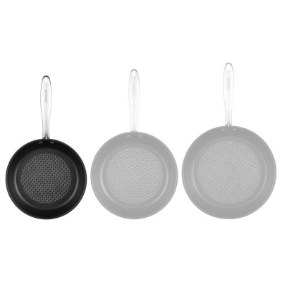 ARDESTO Сковорода Gemini Gazzo 24 см, сірий, нержавіюча сталь