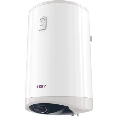 Tesy Водонагрівач електр. Modeco Ceramic S круглий із теплообмінником GCV6S 804724D C21 TS2RCP, 80л, 2,4 кВт, сухий тін, хутро. кер-ня, B, білий