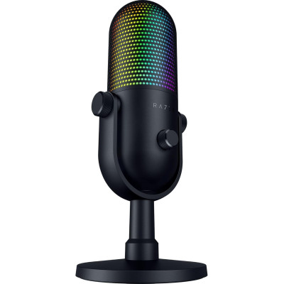 Razer Мікрофон геймінговий Seiren V3 Chroma, Uni, RGB, USB-A, 2м, чорний