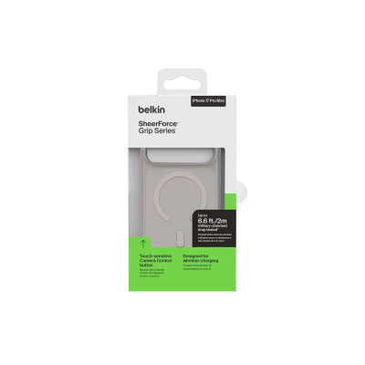 Belkin Чохол Belkin для iPhone 17 Pro Max, Magnetic Protective Grip, Sand Belkin Чохол Belkin для iPhone 17 Pro Max, Magnetic Protective Grip, Sand