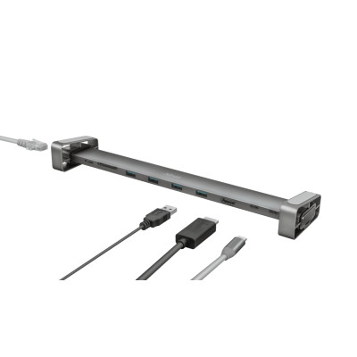 Trust Dalyx Aluminium 10-in-1 USB-C Multi-port Dock
