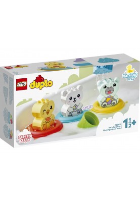 LEGO Конструктор DUPLO My First Веселе купання: Плаваючий потяг із тваринами 10965