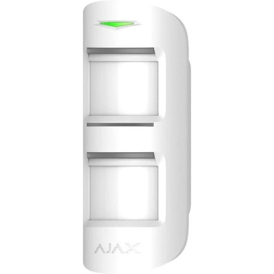 Ajax Бездротовий вуличний датчик руху MotionProtect Outdoor, Jeweller, CR123A x 2 шт, білий