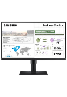 Samsung Монітор 23.8" S24D400 2*HDMI, DP, USB, IPS, 100Hz