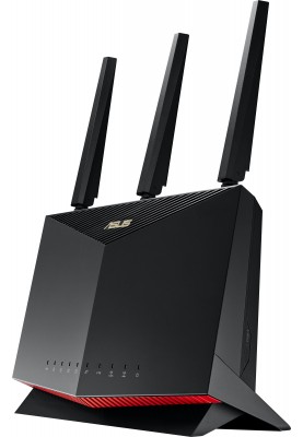 ASUS Маршрутизатор RT-AX86U PRO AX5700 4xGE LAN 1xGE WAN 1x2.5GE WAN/LAN 1xUSB3.2 1xUSB2.0 MU-MIMO OFDMA MESH