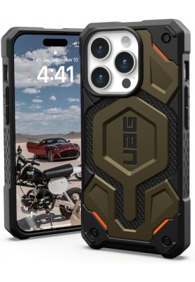 UAG Чохол UAG для Apple iPhone 15 Pro Monarch Pro Magsafe, Kevlar Elemental Green