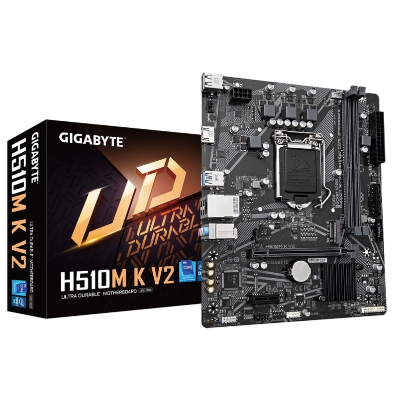 Gigabyte Материнська плата H510M K V2 s1200 H510M 2xDDR4 M.2 HDMI mATX